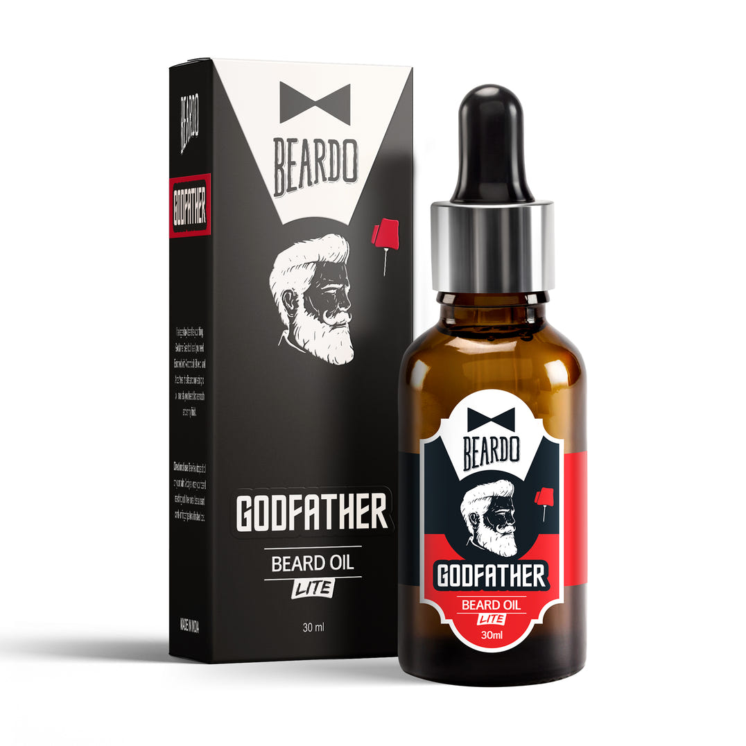Beardo Godfather Lite Beard Oil 30ml — Lightweight Daily Beard Oil — Beardo India