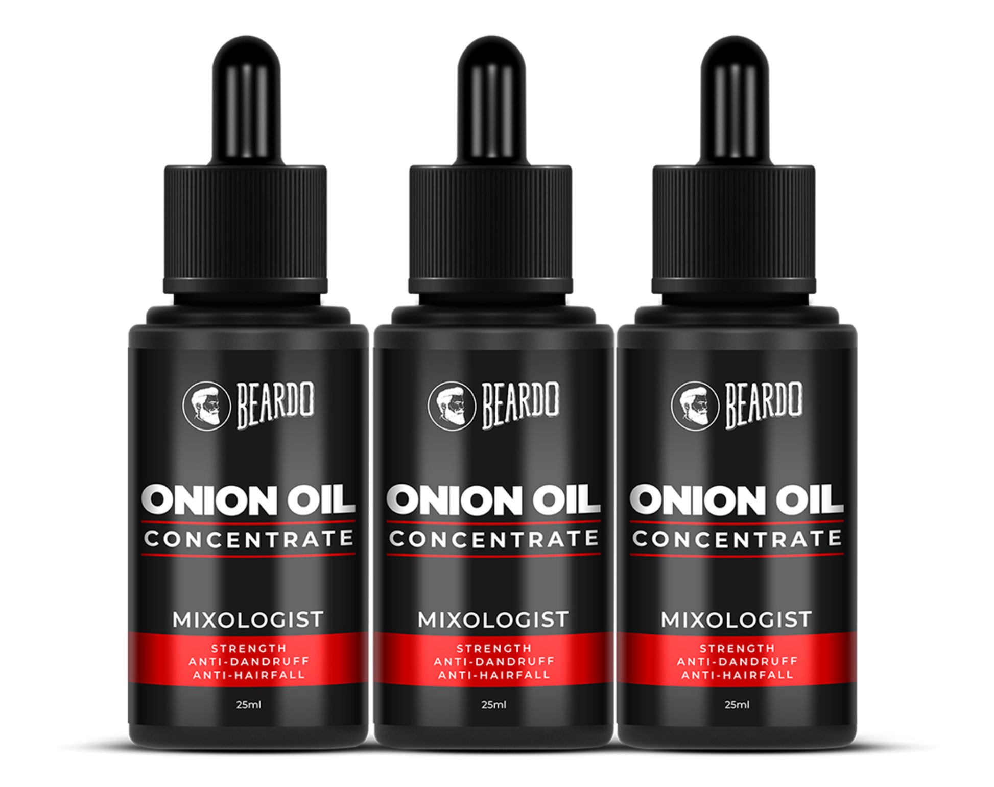 Pack of 3 (3 N x 25ml), onion oil for hair loss, onion and hair growth, onion hair treatment, onion oil advanced, beardo hair growth oil price