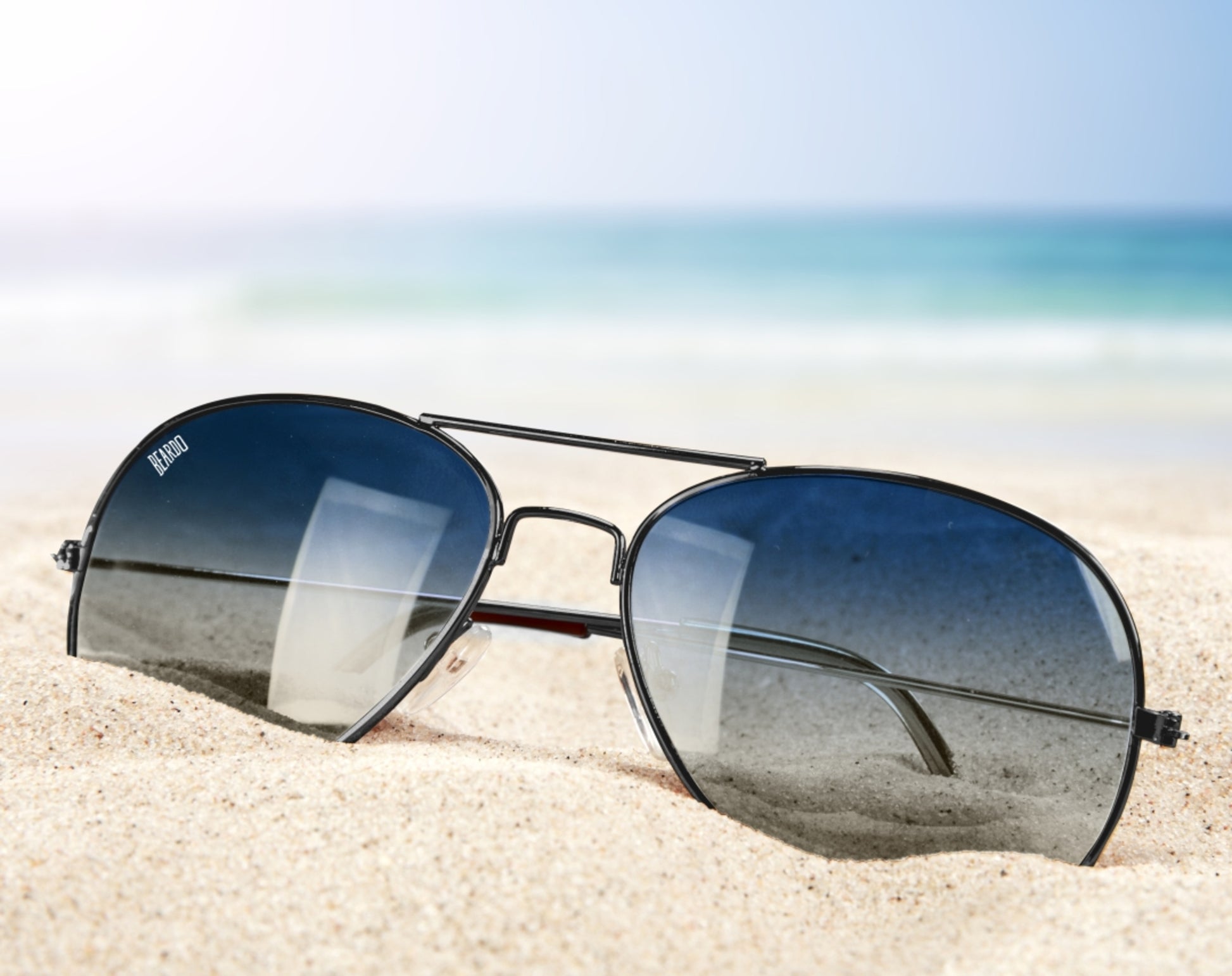 Beardo DON Aviators-Midnight Blue UV-Pro Sunglasses – Beardo India
