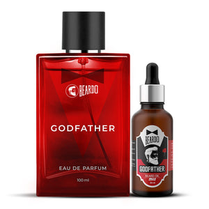 beardo godfather combo, perfume and beard oil, combo for men, beardo edp, beardo godfather