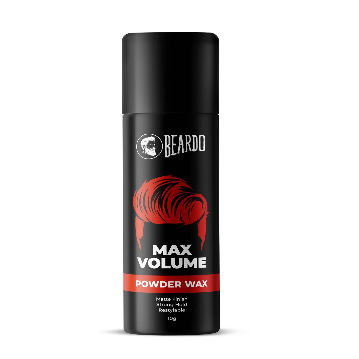 max volume powder wax, matte finish