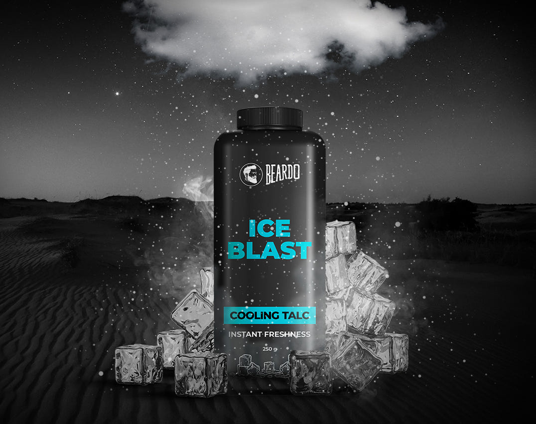 Beardo Ice Blast Cooling Talc – key ingredients and benefits