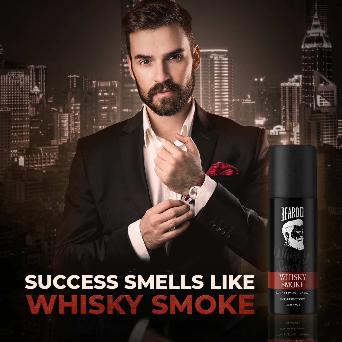 success smells like whisky smoke