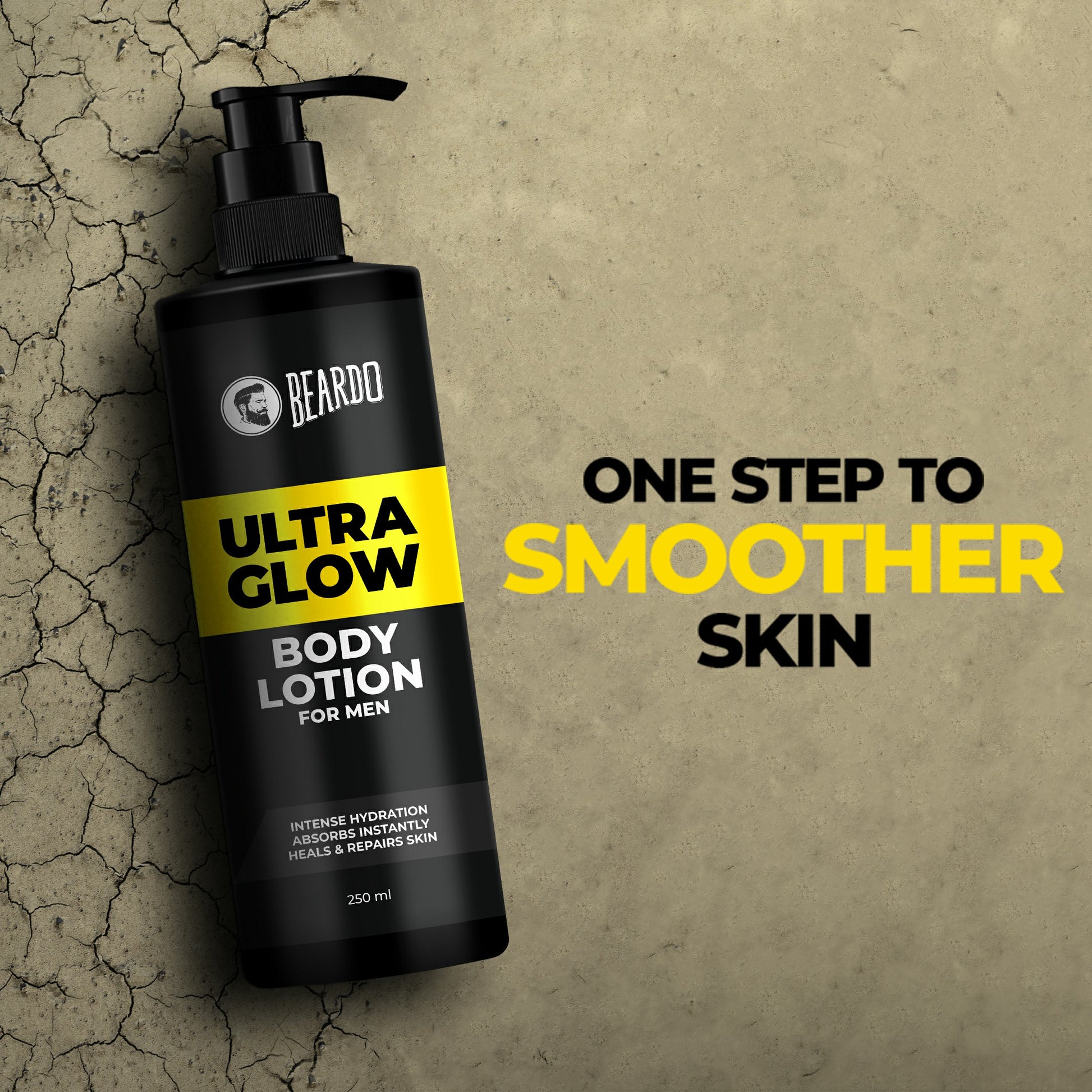 best lotion for dry skin for men, masculine body lotion, ultraglow beardo, beardo ultraglow lotion