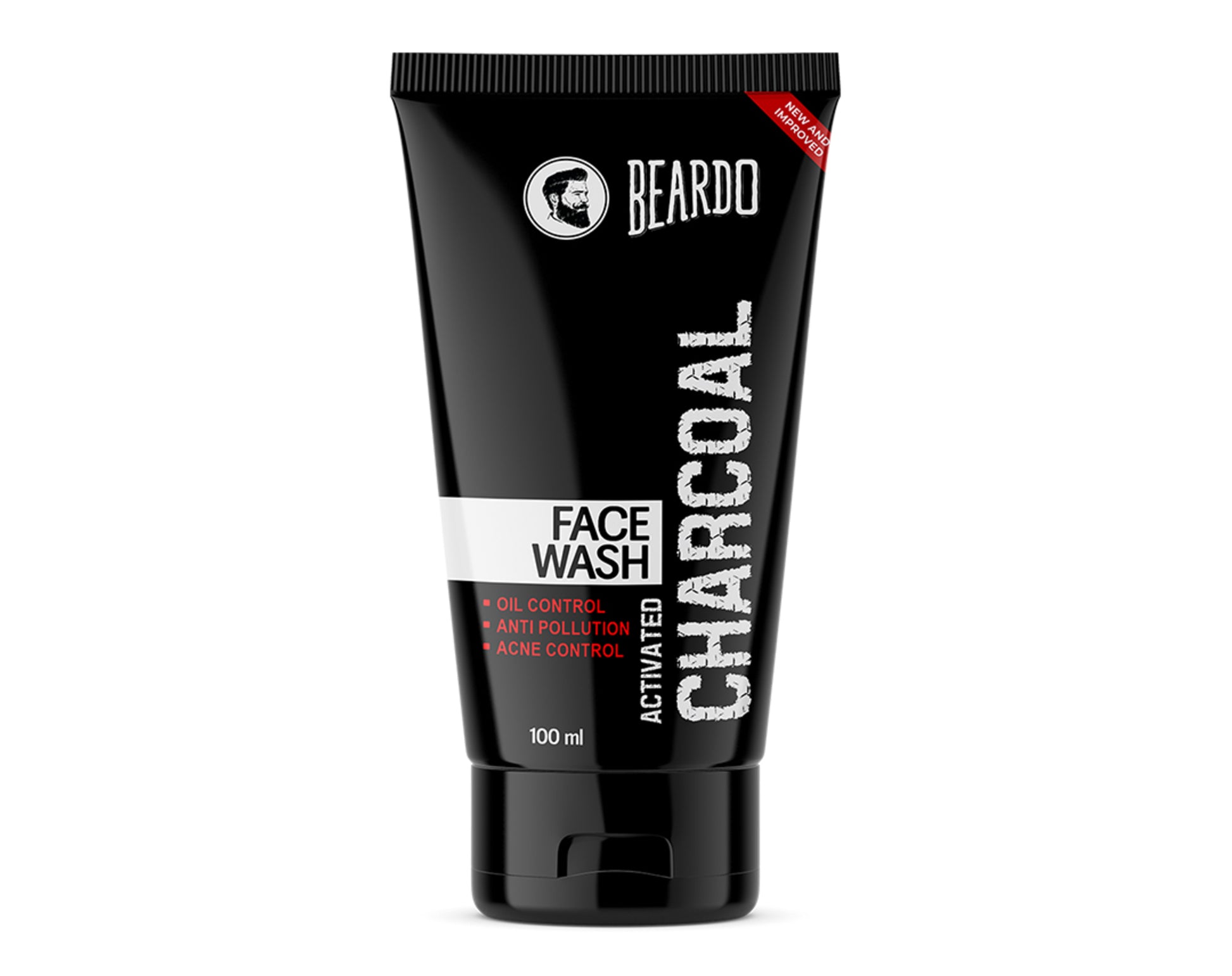 beardo face wash, activated charcoal face wash, oil control, anti pollution, acne control