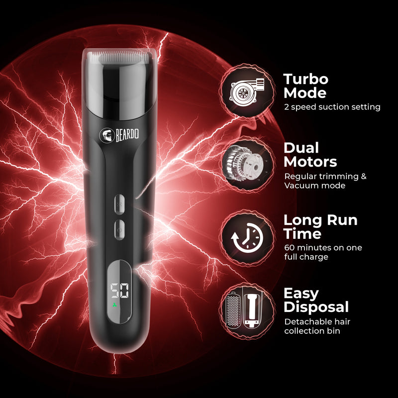  best hair trimmer, vaccum suck, beard trimmer