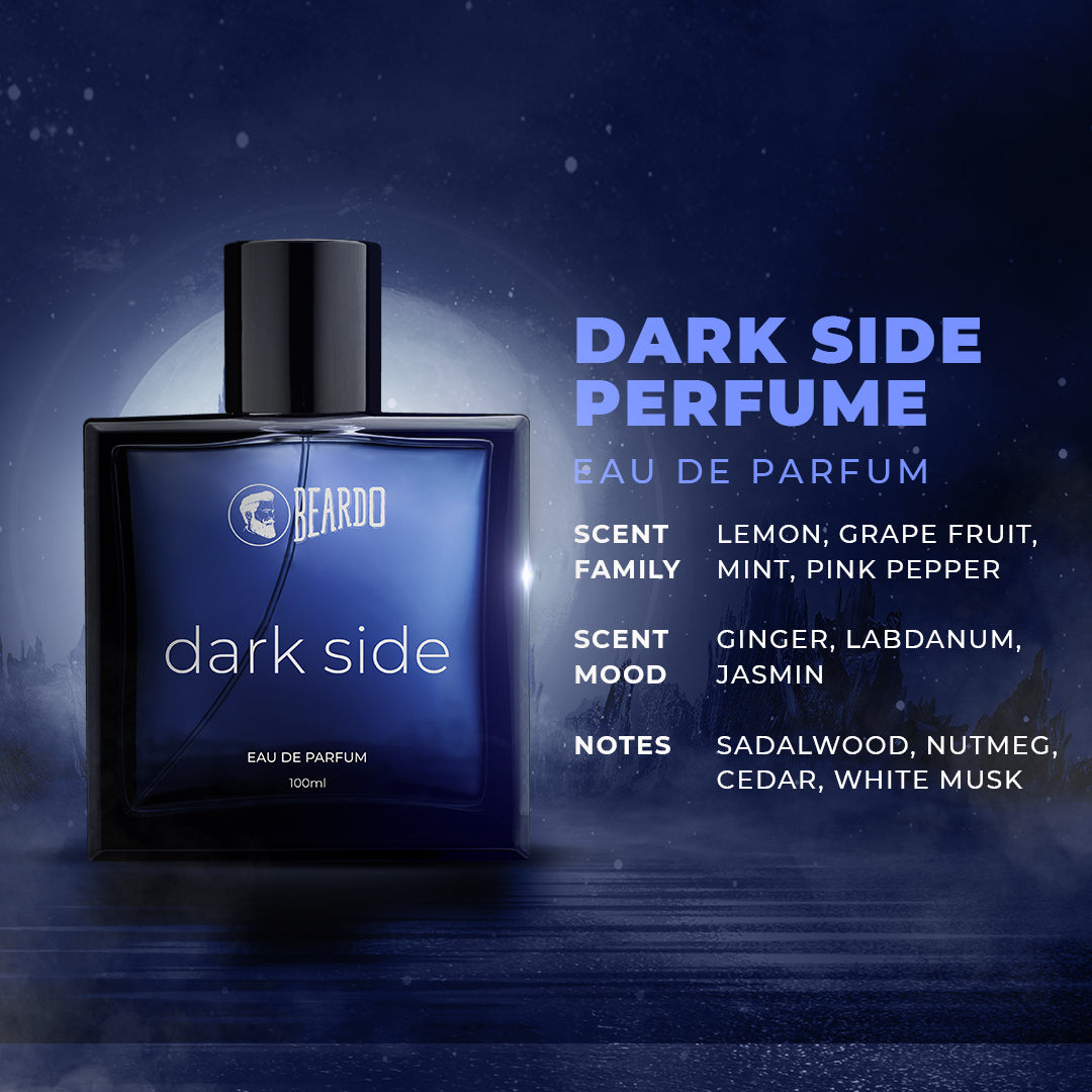 Dark side perfume, beardo dark side, white musk, white musk perfume, lemon scent