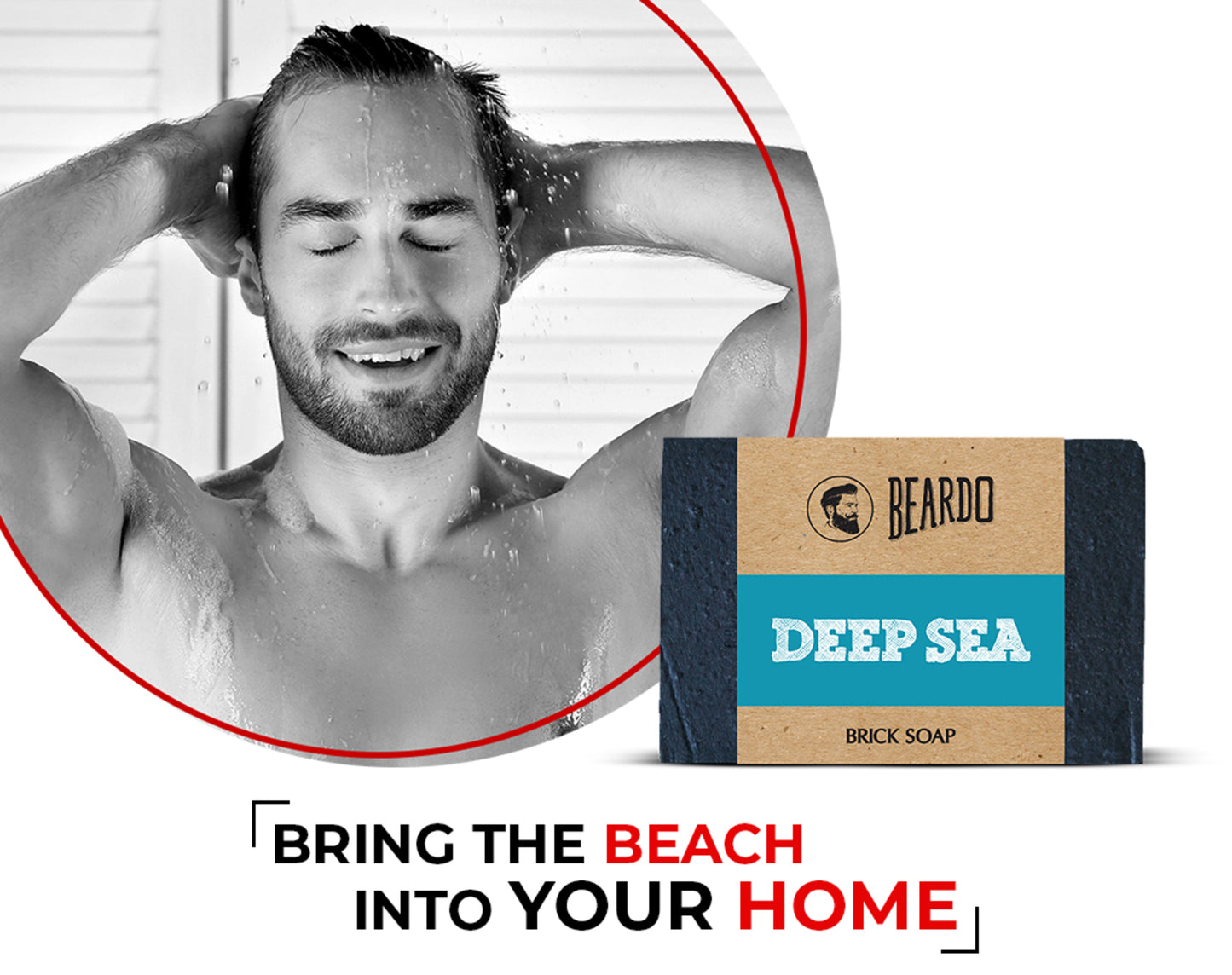 Beardo Deep Sea Brick Soap (125g)
