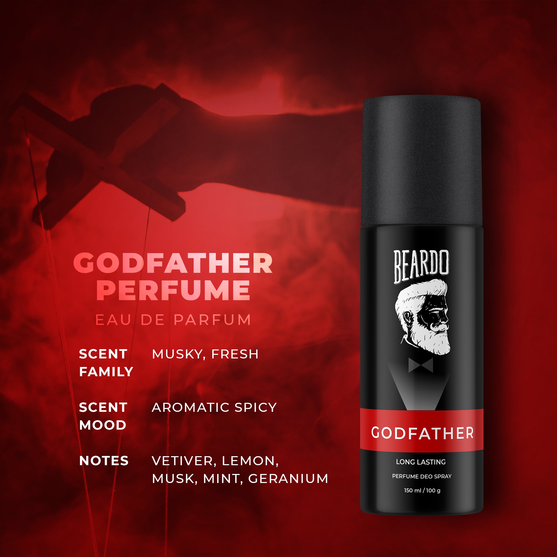 Beardo Godfather Perfume Deo Spray Beardo India