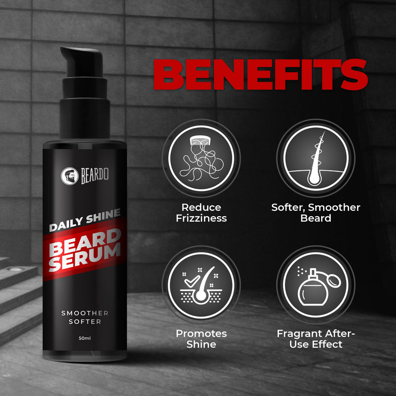 shiny beard, best beard serum, best serum for men