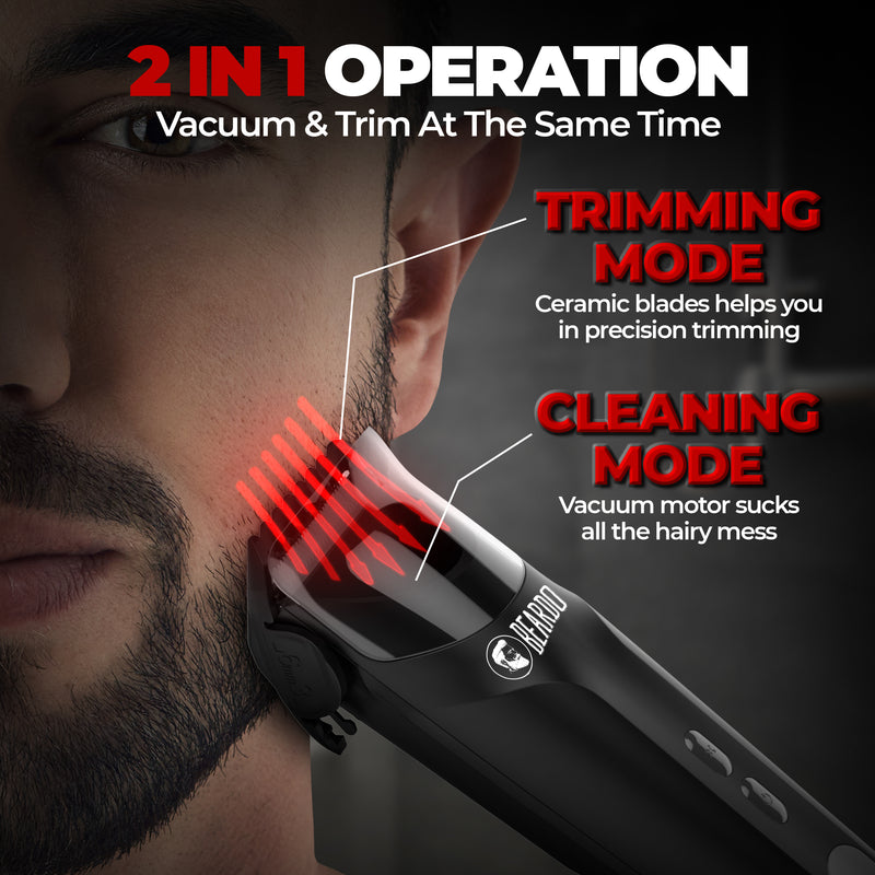 beardo ninja x pro vaccum trimmer, best cordless trimmer, man groomer