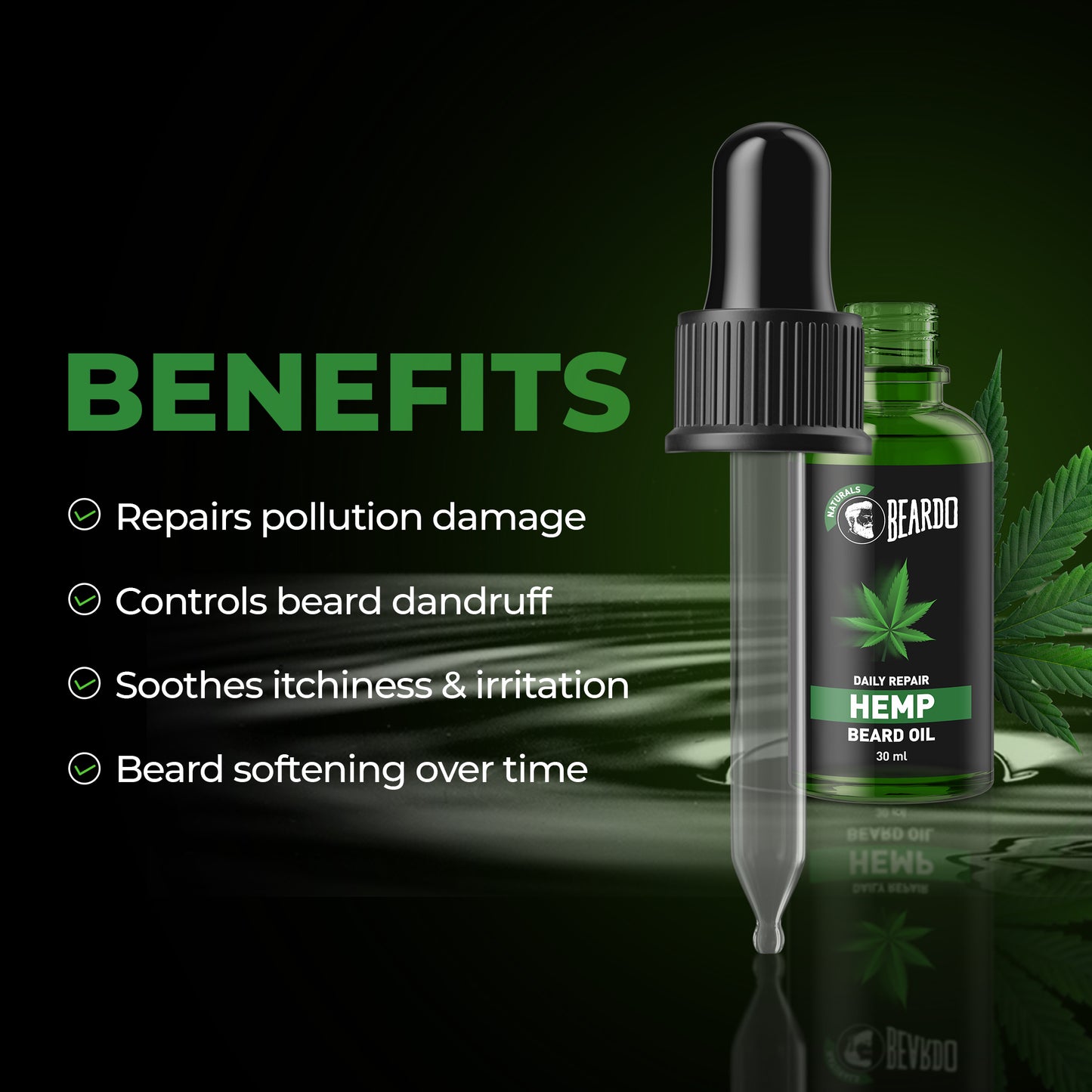 Beardo Daily Repair Hemp Beard Oil