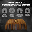 Beardo Compact Sheesham Beard Comb – how to use