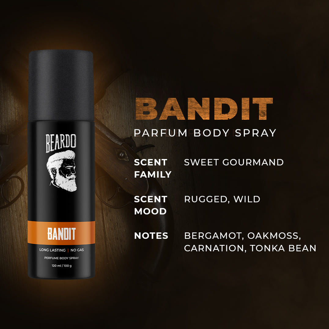 Beardo Bandit Perfume Body Spray – grooming results and lifestyle