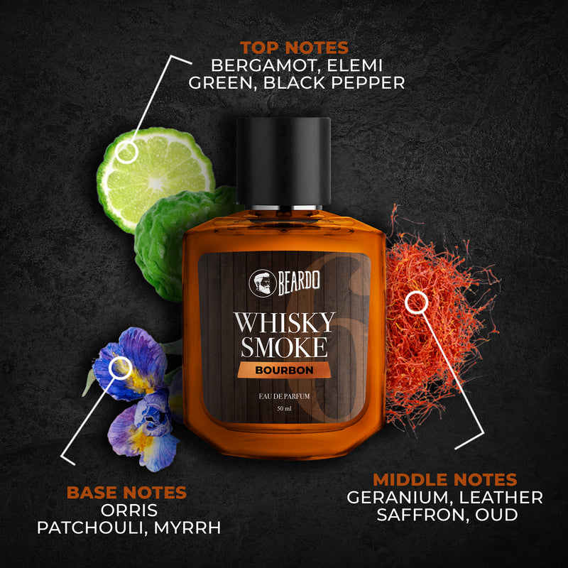 perfume, beardo bourbon perfume, beardo whisky smoke bourbon