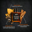vanilla notes, oudh, tobacco