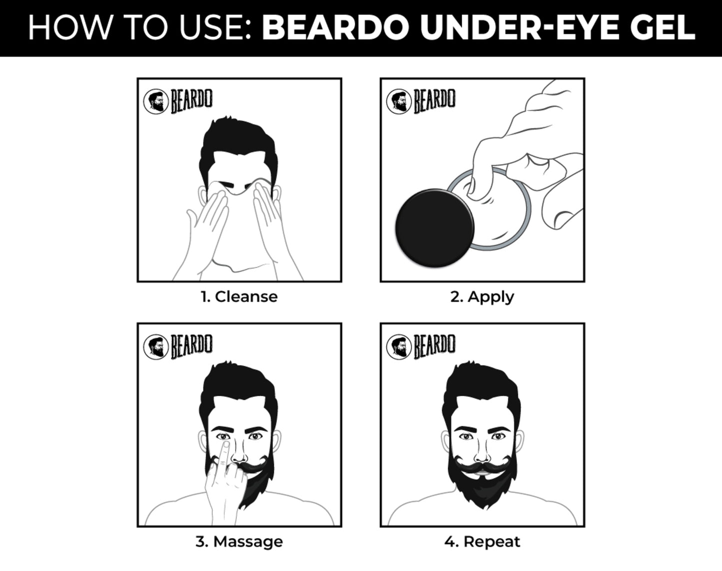 best eye gel for men, under eye gel beardo, beardo under eye gel prrice, best under eye gel, how to use under eye gel, how to use beardo under eye gel