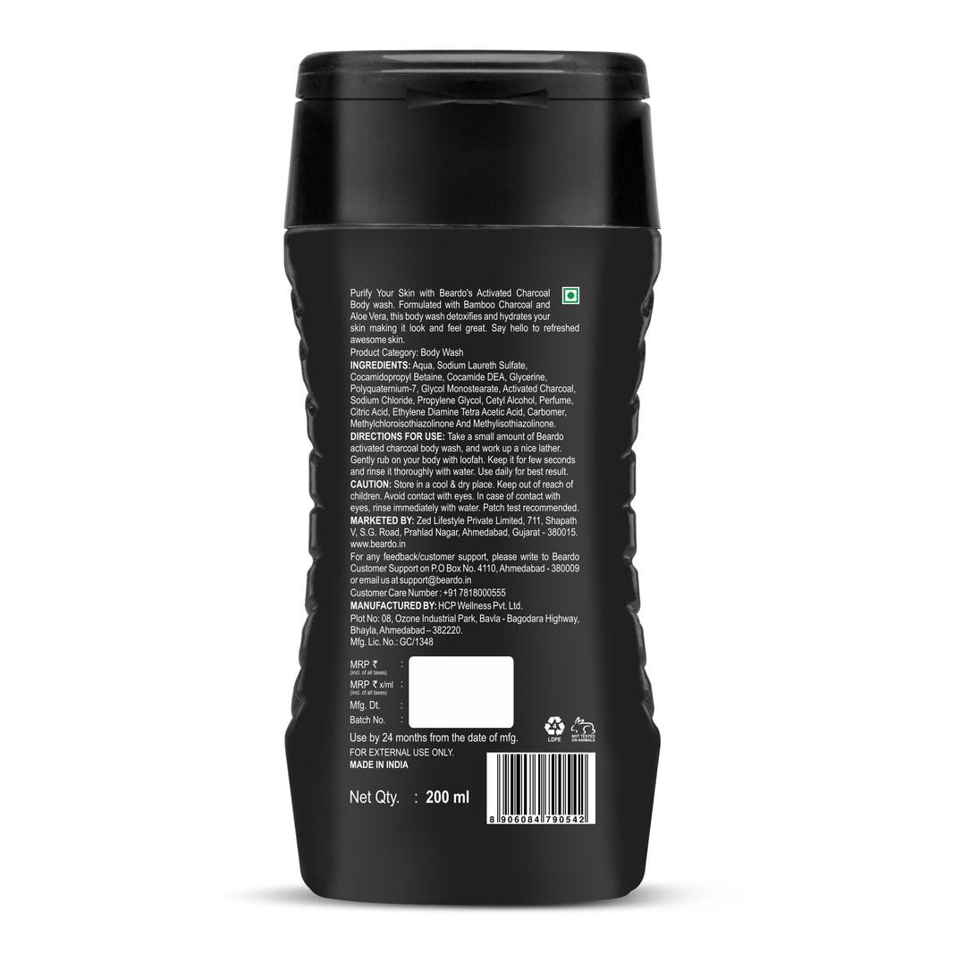 Beardo Charcoal Facewash & Charcoal Bodywash Combo – grooming results and lifestyle