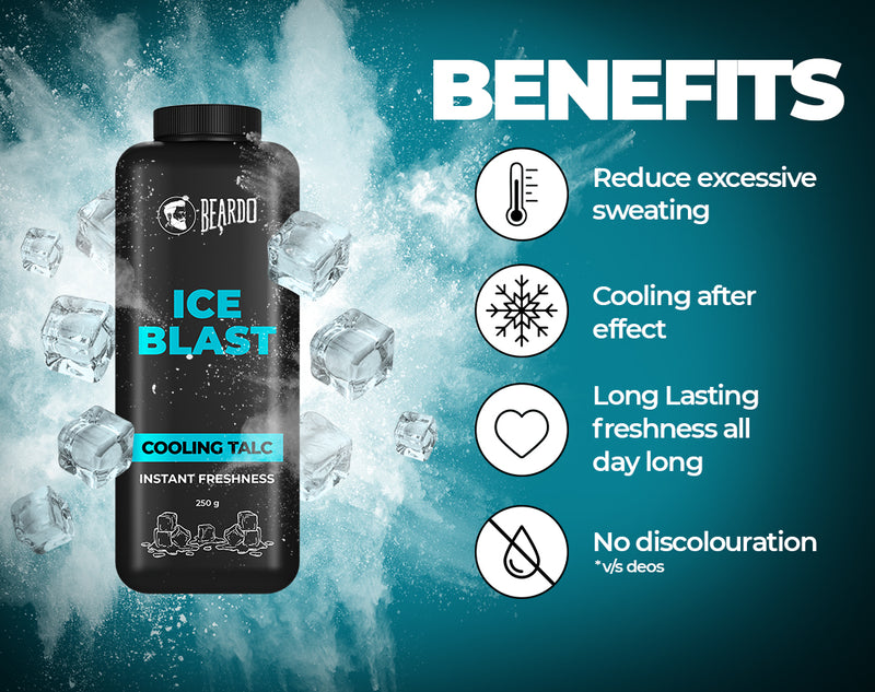 Ice Blast Cooling Talc