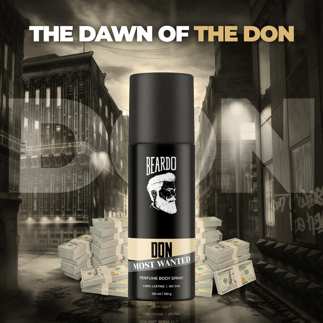 Beardo Don Most Wanted Perfume Body Spray – grooming results and lifestyle