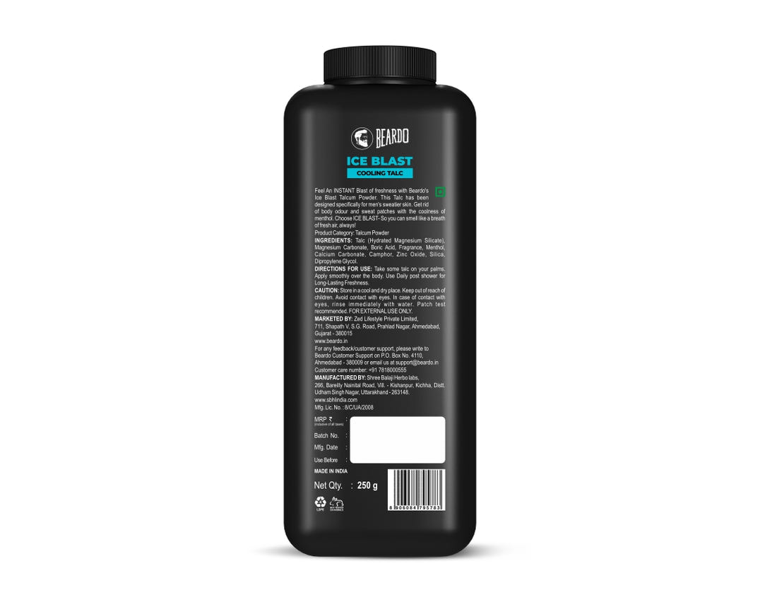 Beardo Ice Blast Cooling Talc – grooming results and lifestyle