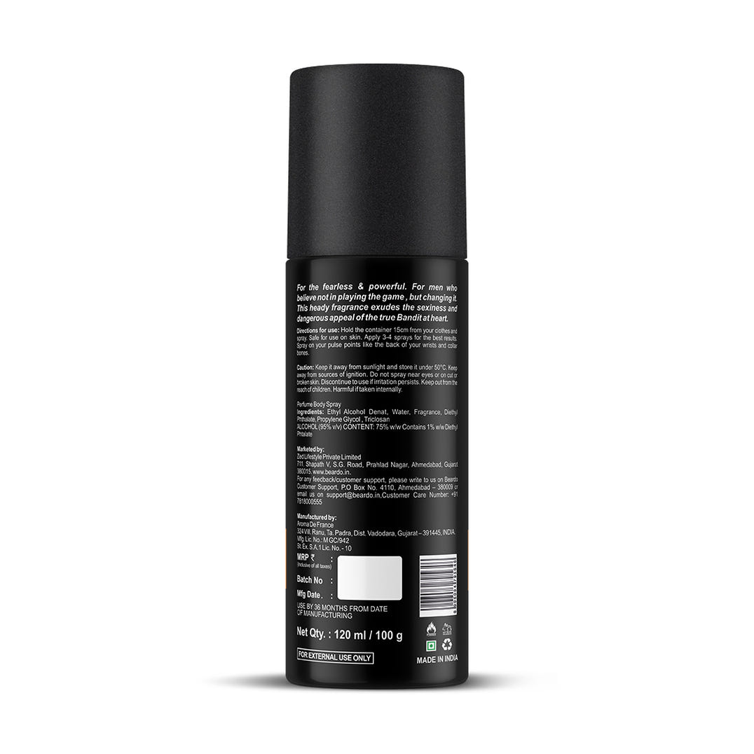 Beardo Bandit Perfume Body Spray – grooming results and lifestyle