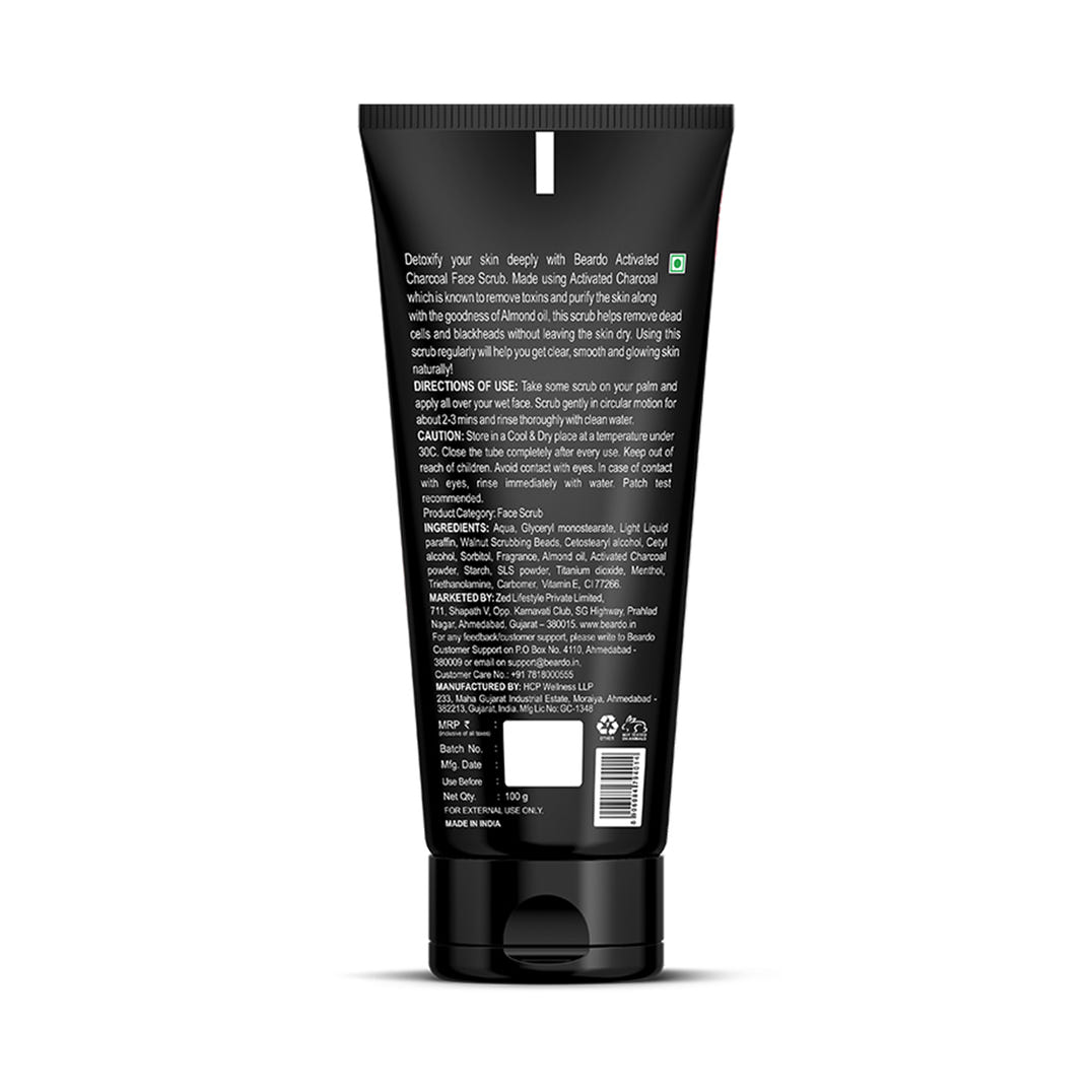 Activated Charcoal Face Scrub