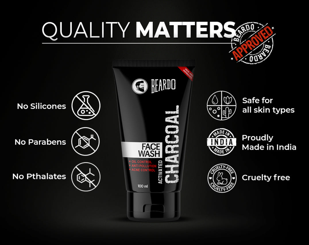 Beardo face wash benefits, charcoal benefits