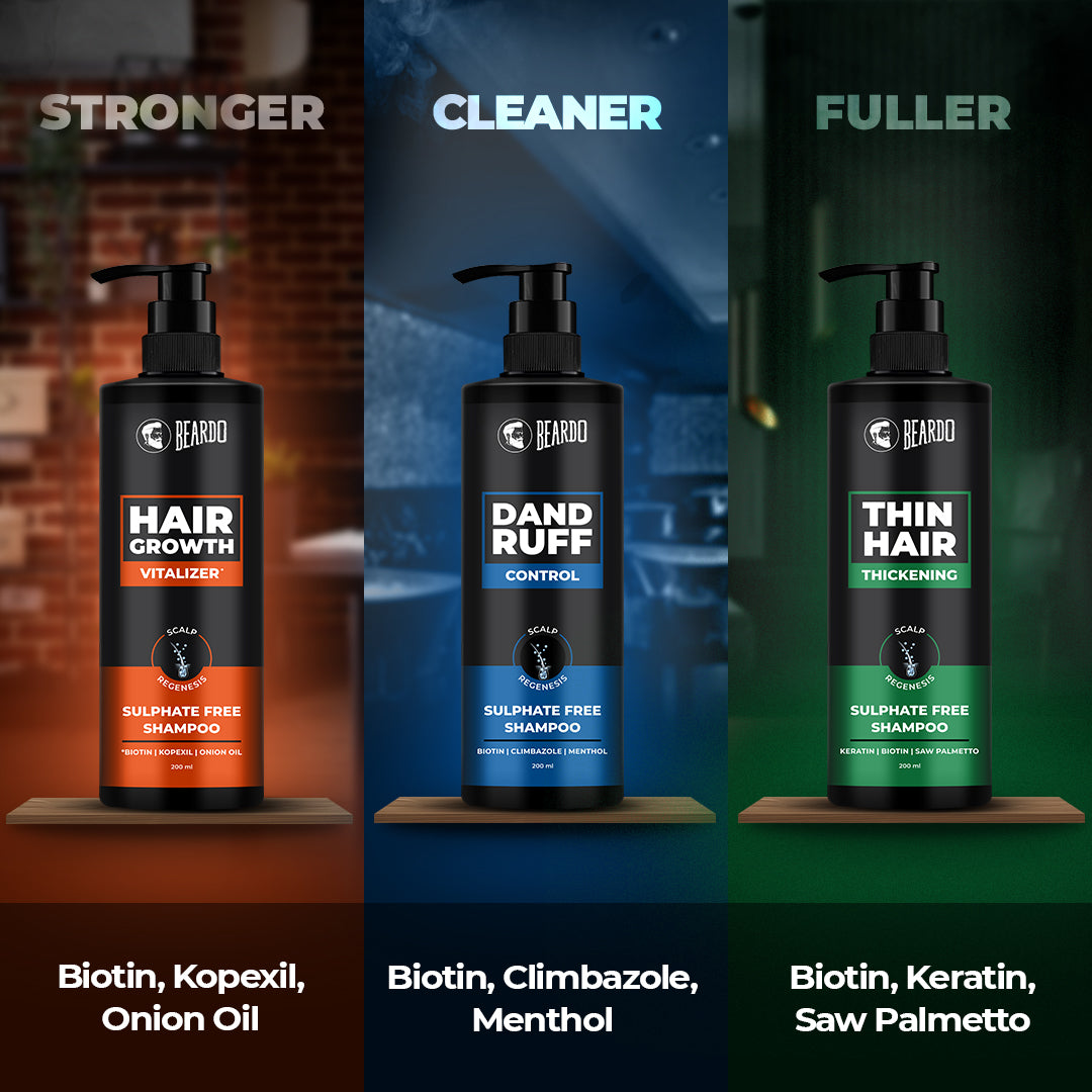 Which is the No 1 shampoo for dandruff in the world, Which is sulphate free shampoo, Is Beardo keratin shampoo sulfate free