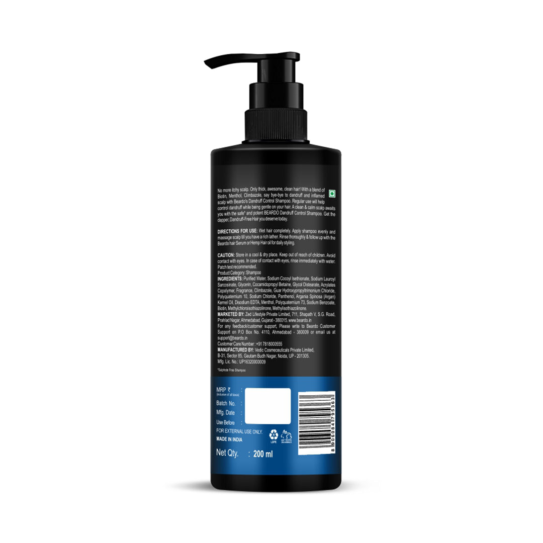 Beardo Dandruff Control Sulphate Free Shampoo