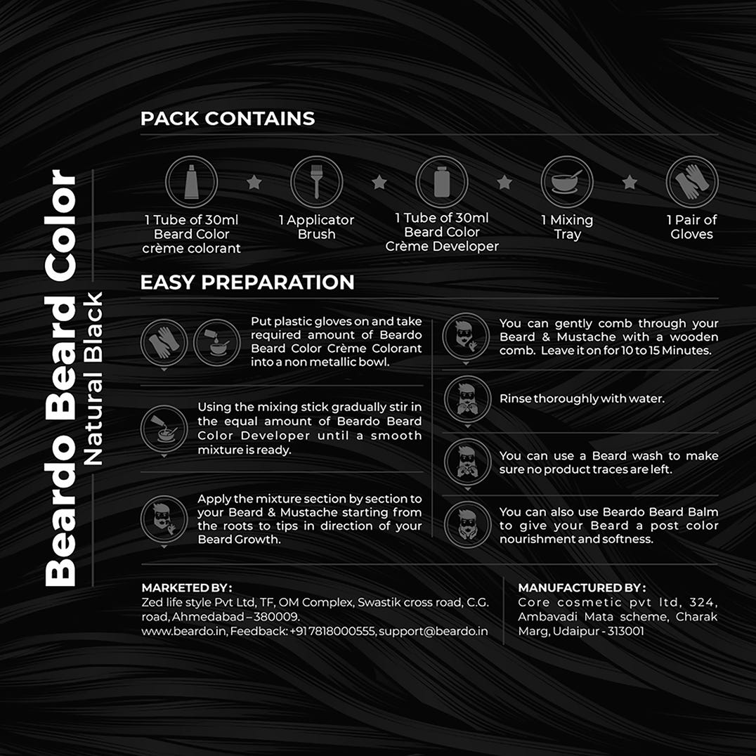 Beardo Color & Care Combo – key ingredients and benefits