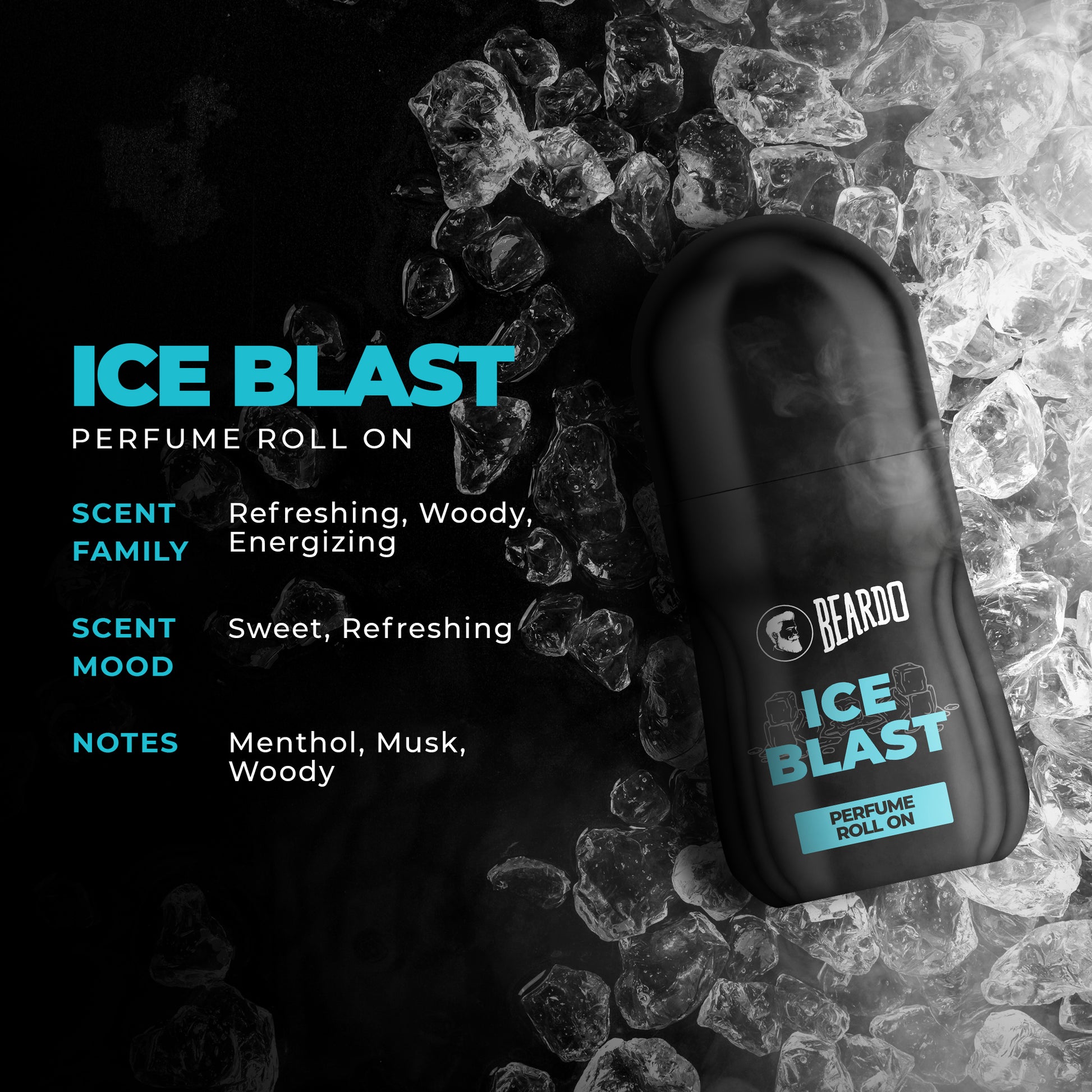 Beardo Ice Blast Perfume Roll On