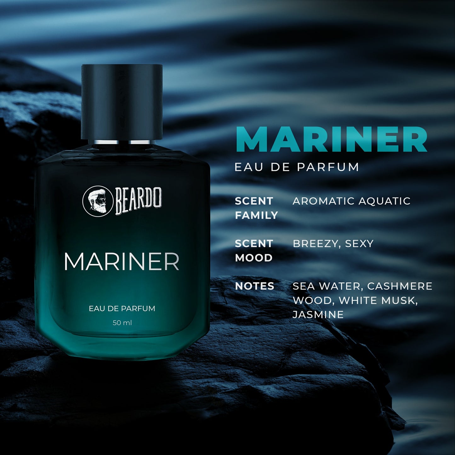 aquatic scent, breezy scent, wood, white musk