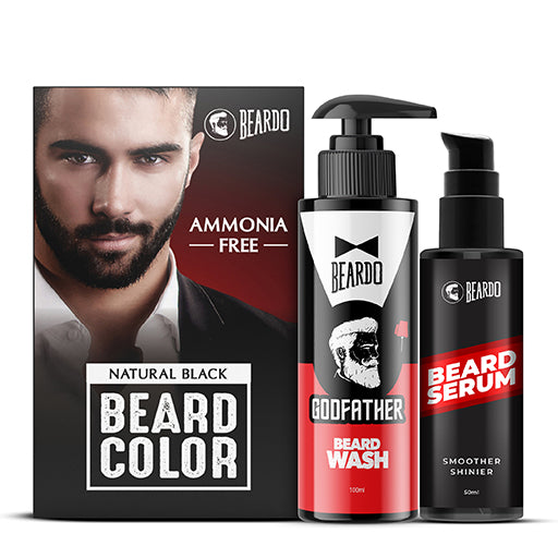 Beard Color for Men - Cover Greys with Beardo