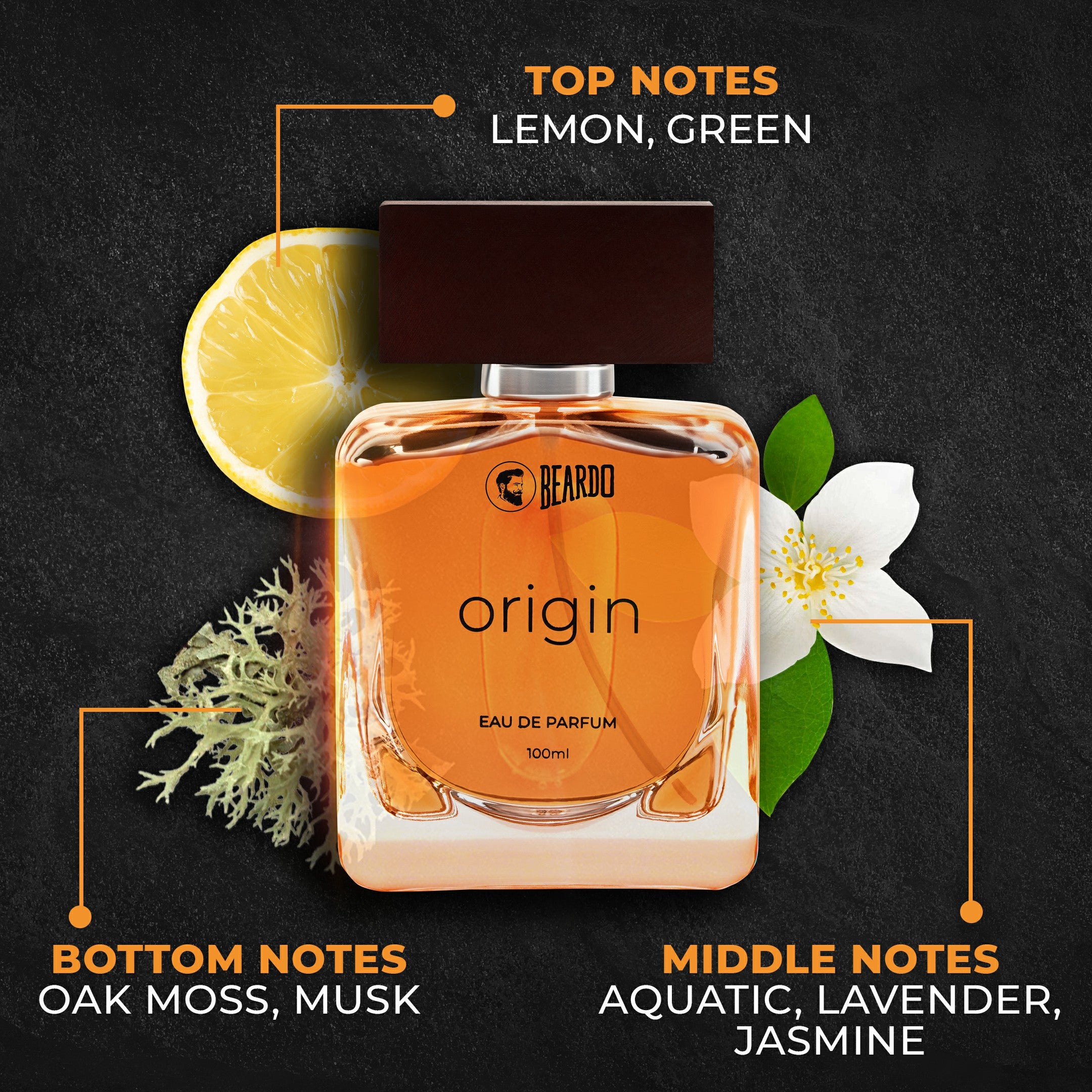 Perfume with orange discount notes