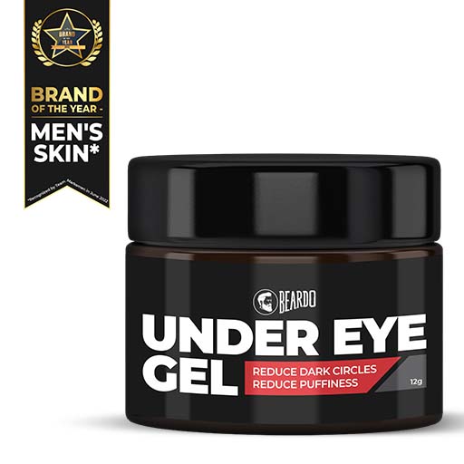 12g, beardo under eye gel for men, bags under eyes men, eye gel for men, dark circles, beardo eye gel, best under eye gel