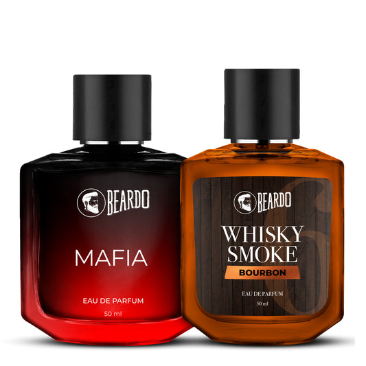 Beardo WS Bourbon & Mafia Perfume EDP Combo