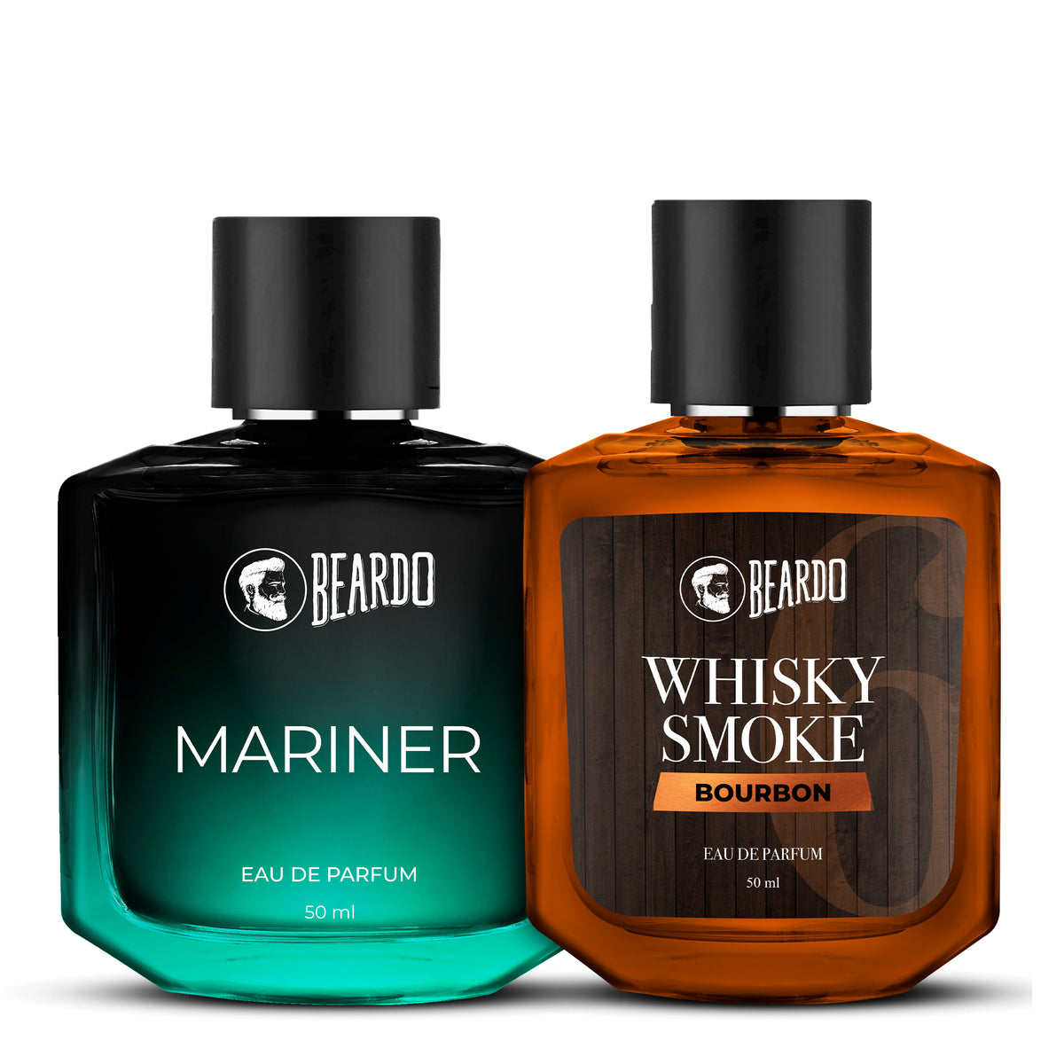 Beardo Bourbon & Mariner Perfume EDP Combo 50ml - Image 1