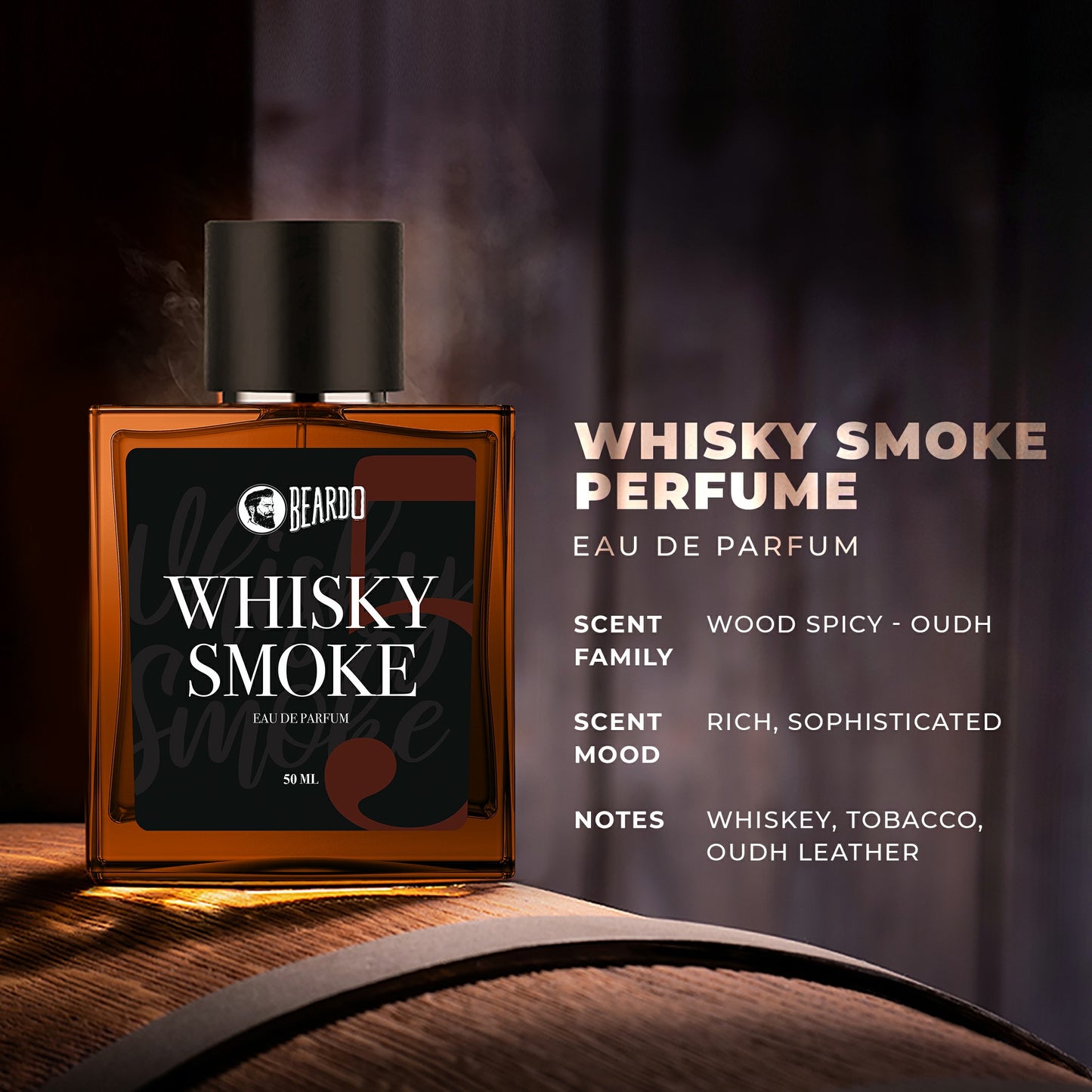 rich perfume, eau de parfum, wood spicy, spicy notes, spicy  frgarance. whiskey scent