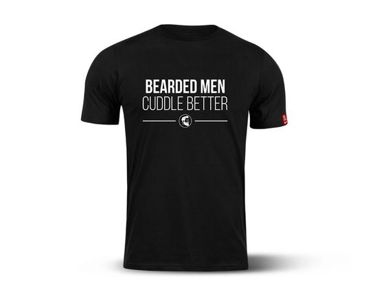 Beardo T-shirt BEARDED MEN CUDDLE BETTER